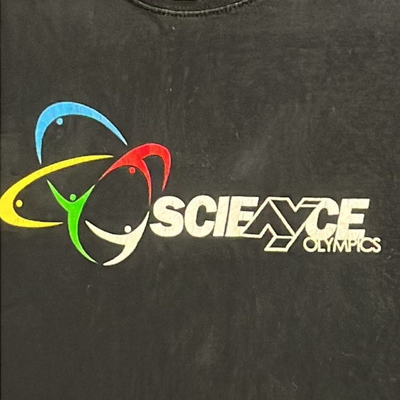 2 for $25 vintage Y2K science olympics graphic t shirt size medium - Picture 3 of 3